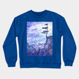 strength to stand alone blue shade Crewneck Sweatshirt